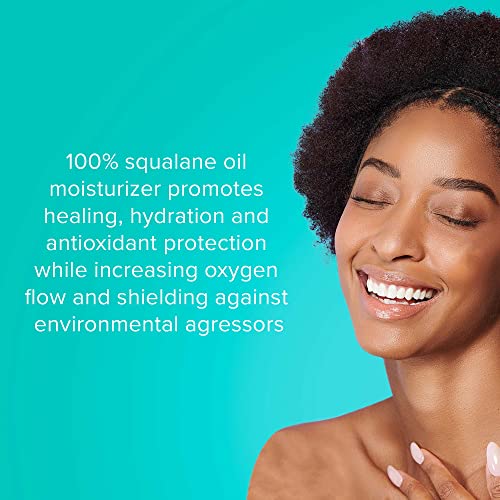 ClarityRx Nourish Your Skin 100% Squalane Moisturizing Oil, Natural Plant-Based Anti-Aging Face Oil with Antioxidants for Dry Skin (1 fl oz)