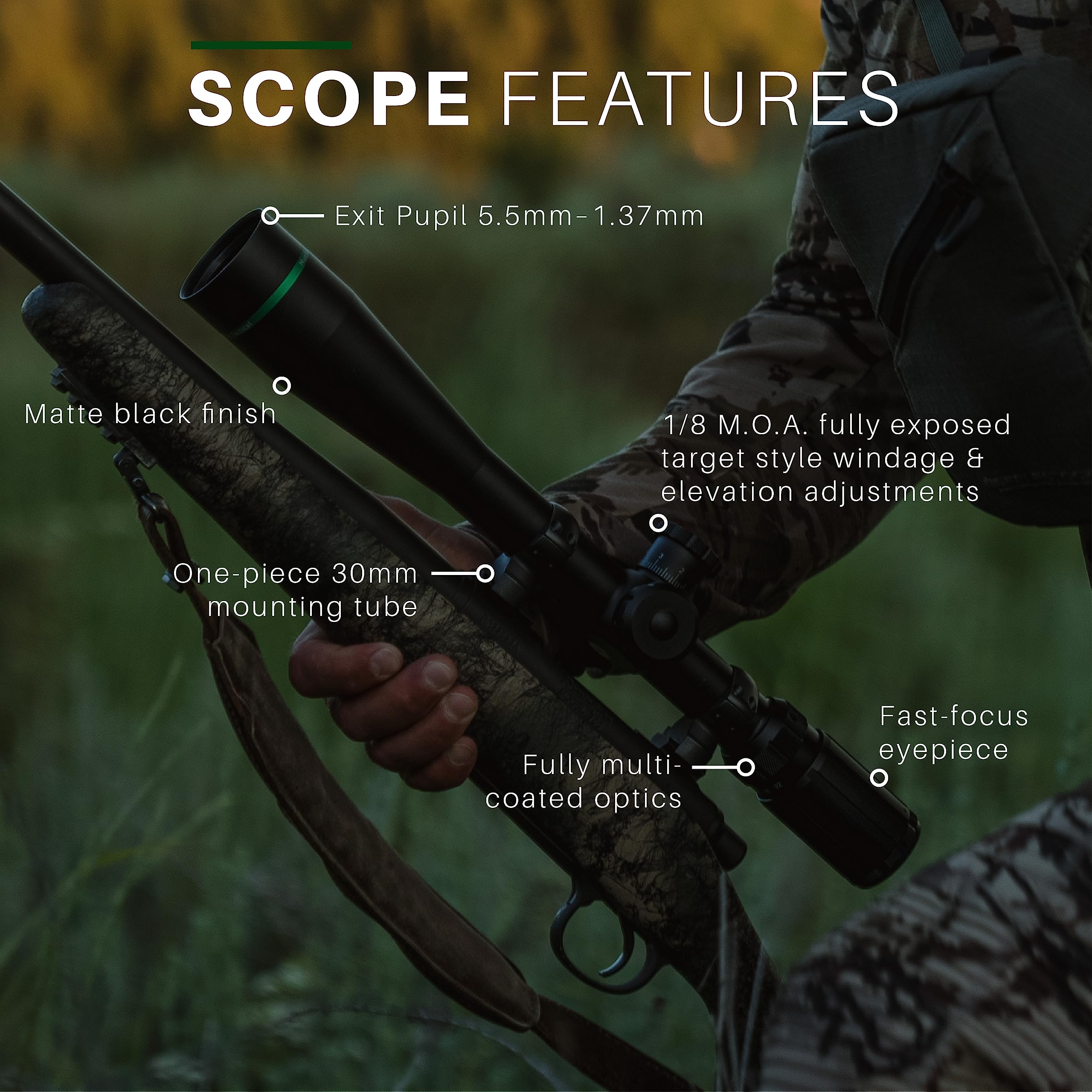 Mueller 8-32×44 Side Focus Target Scope