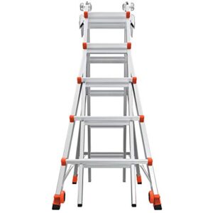 Little Giant Ladders, Revolution, M22, 22 ft, Multi-Position Ladder, Aluminum, Type 1A, 300, 300 lbs weight rating, (12022)