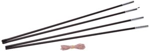 coleman replacement tent pole kit, black, 27" x 9.5mm