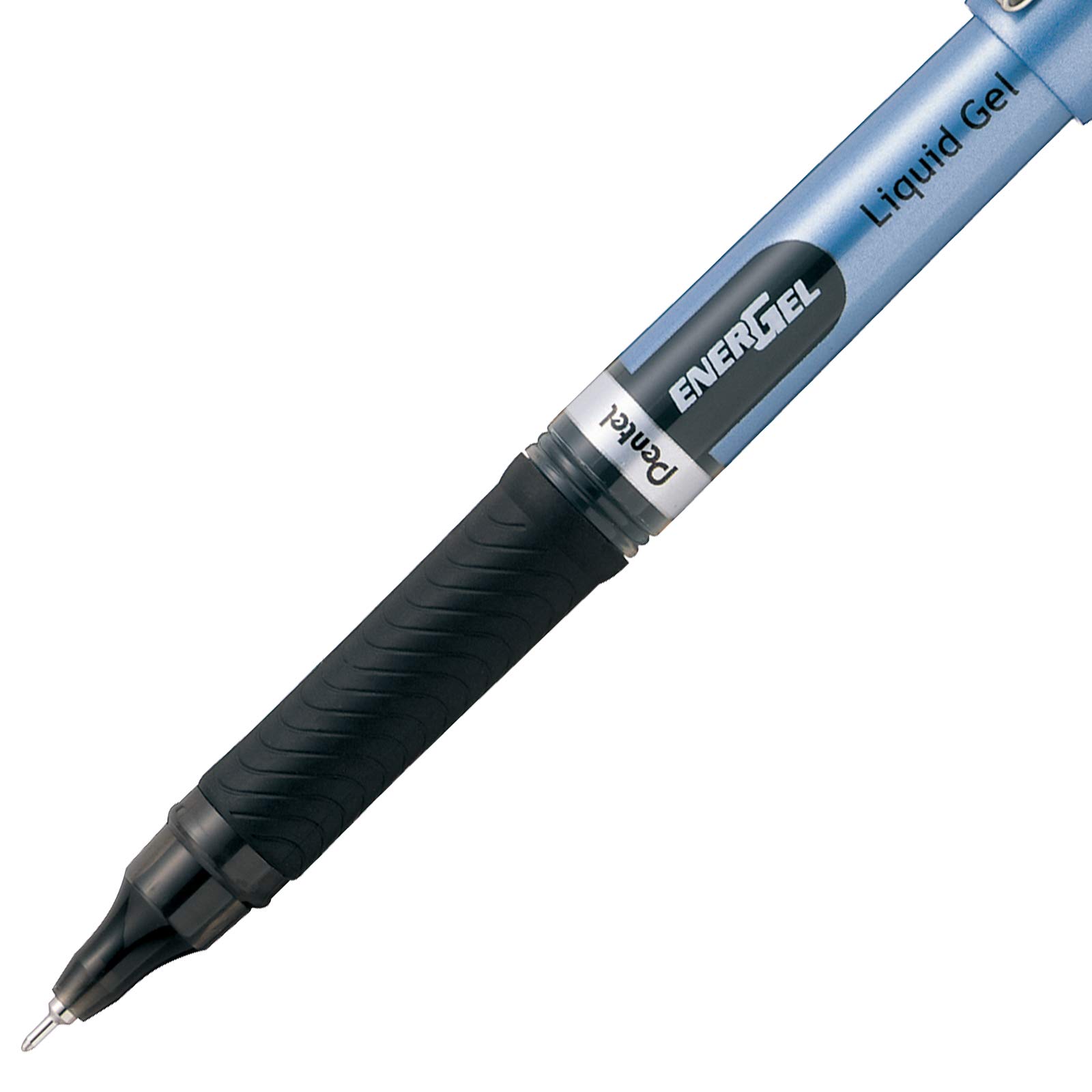 Pentel EnerGel NV Liquid Gel Pen, 0.5mm, Needle Tip, Black Ink, 2 Pack (BLN15BP2A)