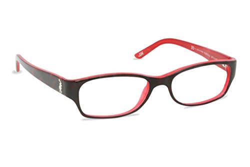 Ralph Lauren RL 6058 Eyeglasses w/Top Havana/Red Frame and Non-Rx 51 mm Diameter RL6058-5255-51