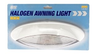 maypole n82961 awning light with halogen bulb, white