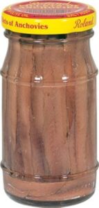 roland anchovy fillets/olv oil-jars, 4.2-ounce glass bottle(pack of 6)