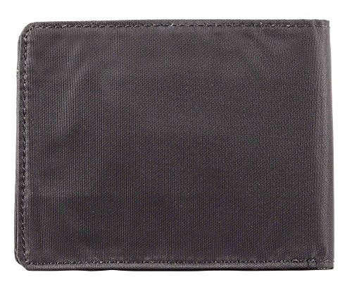 Big Skinny Men's L-Fold Passcase Slim Wallet, Holds Up to 30 Cards, Black