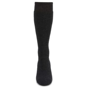 Merino Wool Ski and Snowboard Sock Black Large