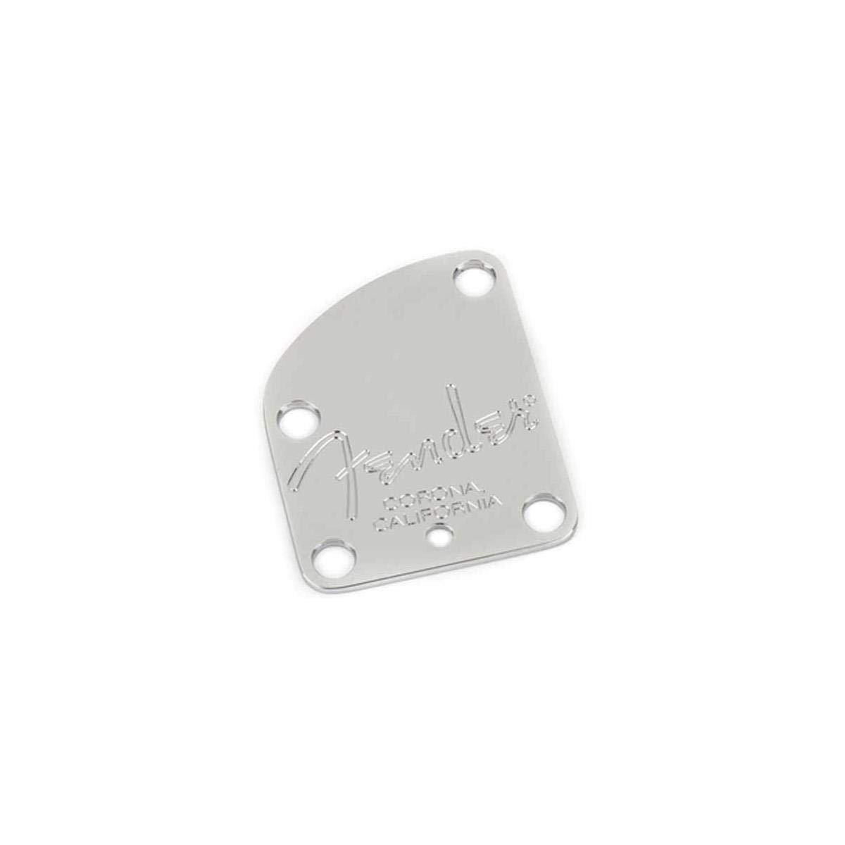 Fender American Deluxe Guitar 4-Bolt Neck Plate - Chrome