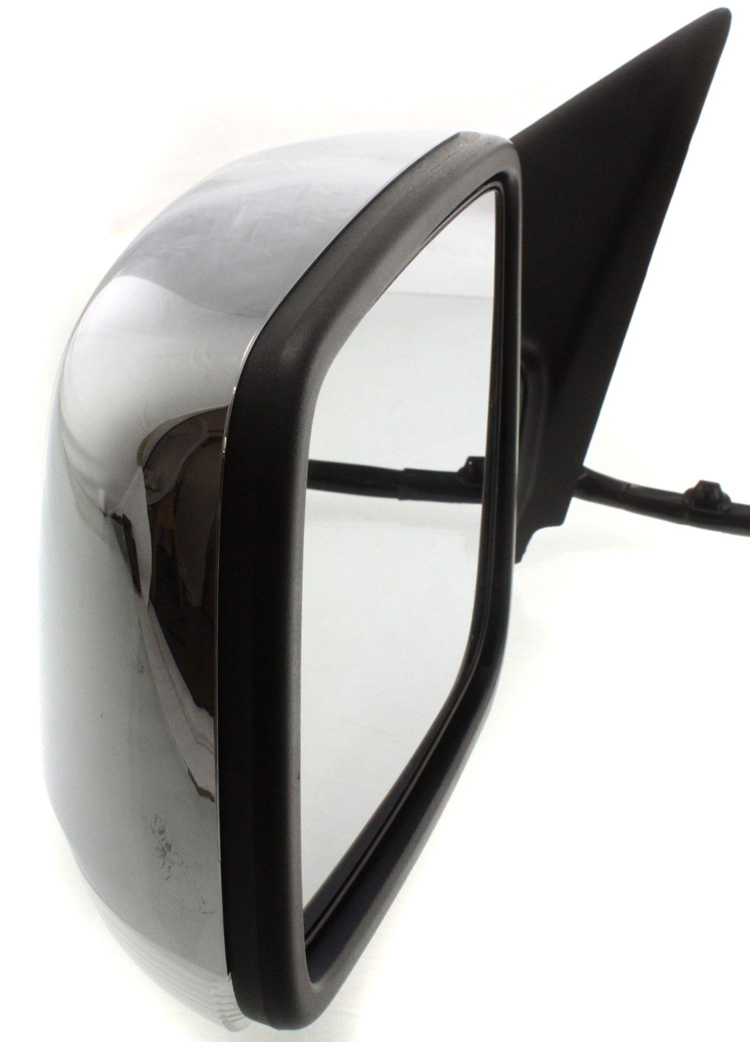 Kool Vue Left Power Heated Door Mirror Compatible With Dodge Ram 1500 2009 With Signal Light, Memory & Puddle Lamp Chrome