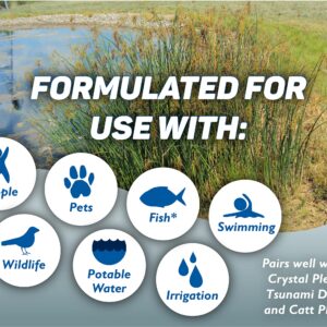 Plex Mate Aquatic Surfactant for Herbicides - 8 Ounces - Non-Ionic, Increase Product Coverage, Increase Product Penetration, Increase Product Effectiveness