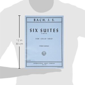 Bach, JS - 6 Cello Suites BWV 1007 for Cello - Arranged by Fournier - International Edition