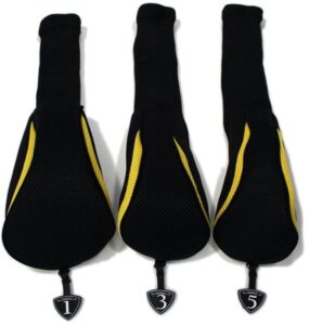 proactive neo-fit 3hc headcover (black/yellow)