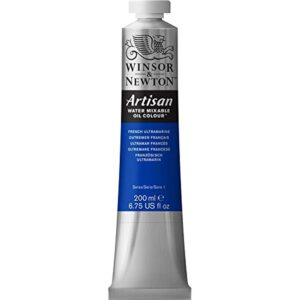 winsor & newton artisan water mixable oil colour, 6.75-oz (200ml), french ultramarine