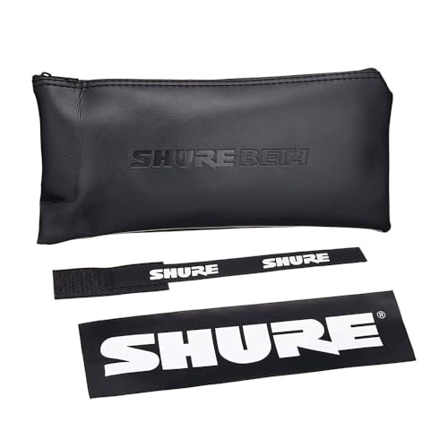 Shure BETA 91A Kick Drum Microphone - Half-Cardioid Condenser Mic with Integrated Preamplifier and XLR Connector, Low Profile Design - Maximize Setup Efficiency while Minimizing Stage Clutter