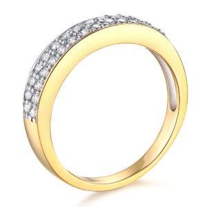 14k Yellow Gold SOLID Wedding Band - Size 5