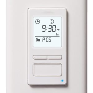 Honeywell Home RPLS740B ECONOswitch 7-Day Solar Programmable Switch, Lights and Motors, Indoor and Outdoor, Energy Saving