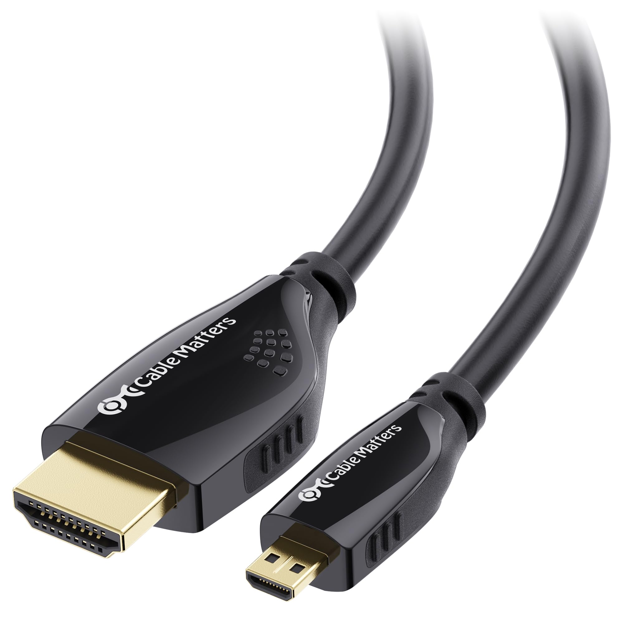 Cable Matters High Speed HDMI to Micro HDMI Cable 10 ft (Micro HDMI to HDMI) 4K Resolution Ready