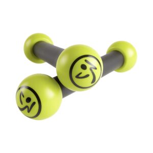 Zumba Toning Sticks, Hand Weights for Women, Dumbbell Weight Set, 1 Pound