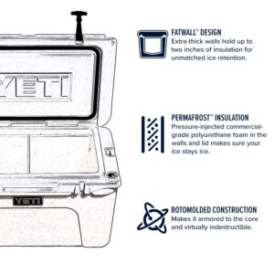 YETI Tundra 110 Cooler, White