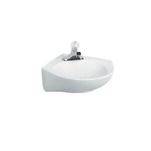 american standard 0611.001.020 cornice wall-hung lavatory sink, white, 1.25 inch