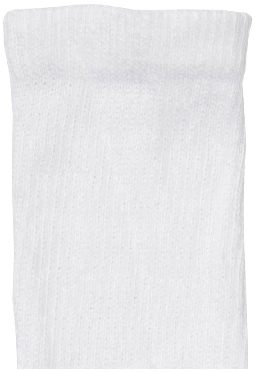 Hanes Over-the-Calf Tube Socks 10 Pack, 6-12-White