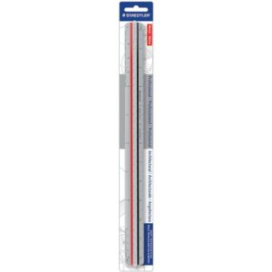 Staedtler Professional Triangular Scale Ruler, Metal Architecture Scale, 12 Inch, 987M1831BK