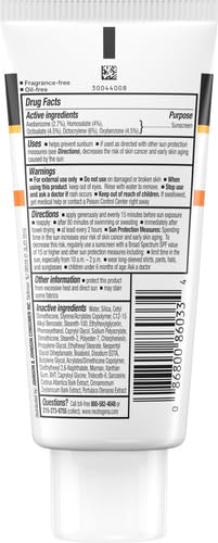 Neutrogena Clear Face Liquid Lotion Sunscreen for Acne-Prone Skin, Broad Spectrum SPF 55 with Helioplex Technology, Oil-Free, Fragrance-Free & Non-Comedogenic Facial Sunscreen, 3 fl. oz