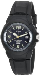 casio men's mw600f-2av sport watch with black resin band