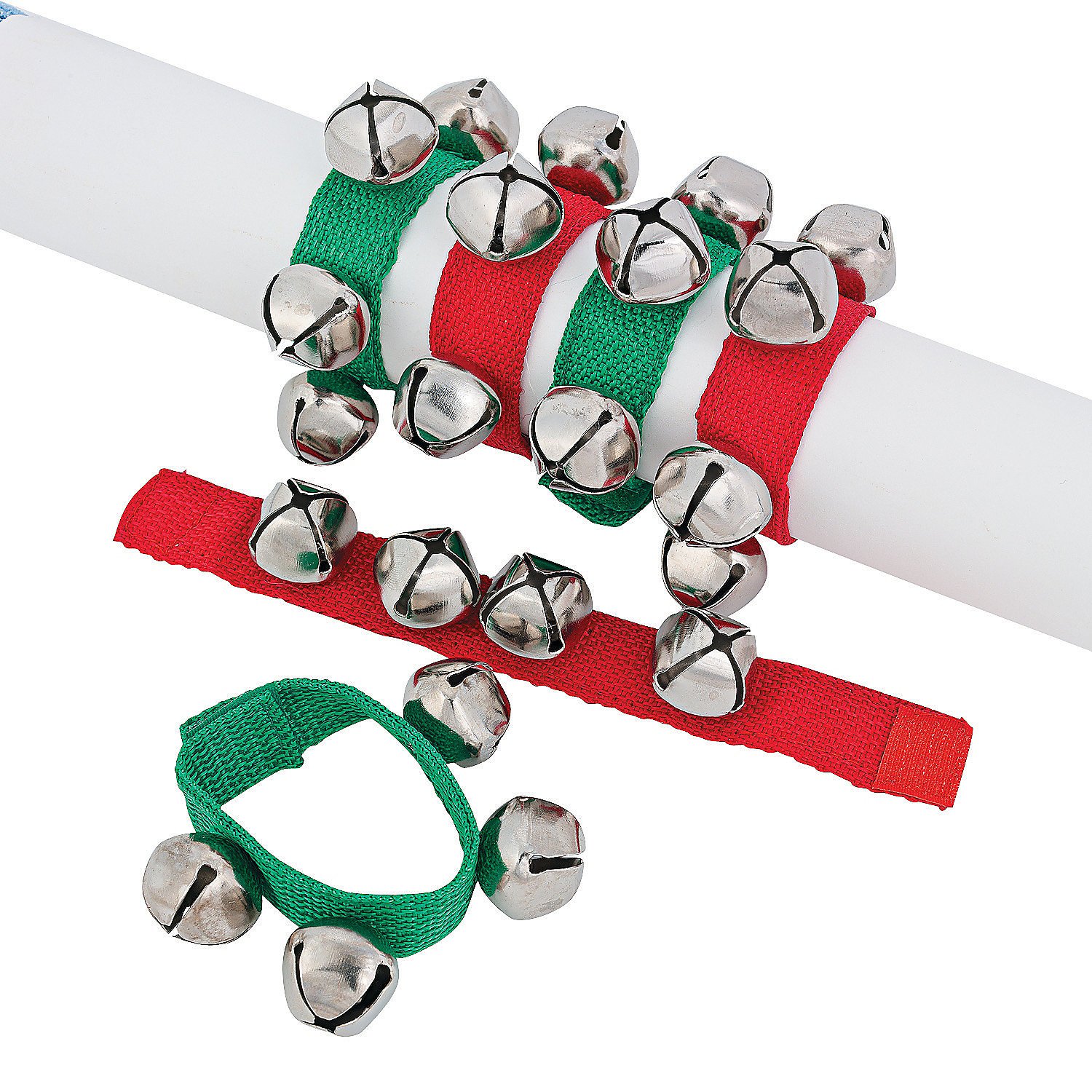 Jingle Bell Bracelets for Christmas (12 pack)