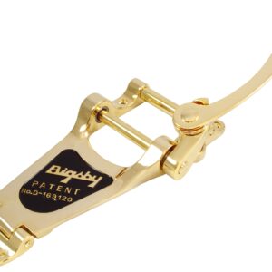 Bigsby B7 Guitar Vibrato For Arch Top Electrics, Gold (Gibson Les Paul, ES 335)