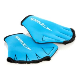 speedo unisex adult aqua glove, blue, large