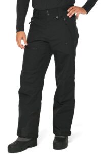 arctix men's mountain insulated ski pants, black, medium/32" , 2500