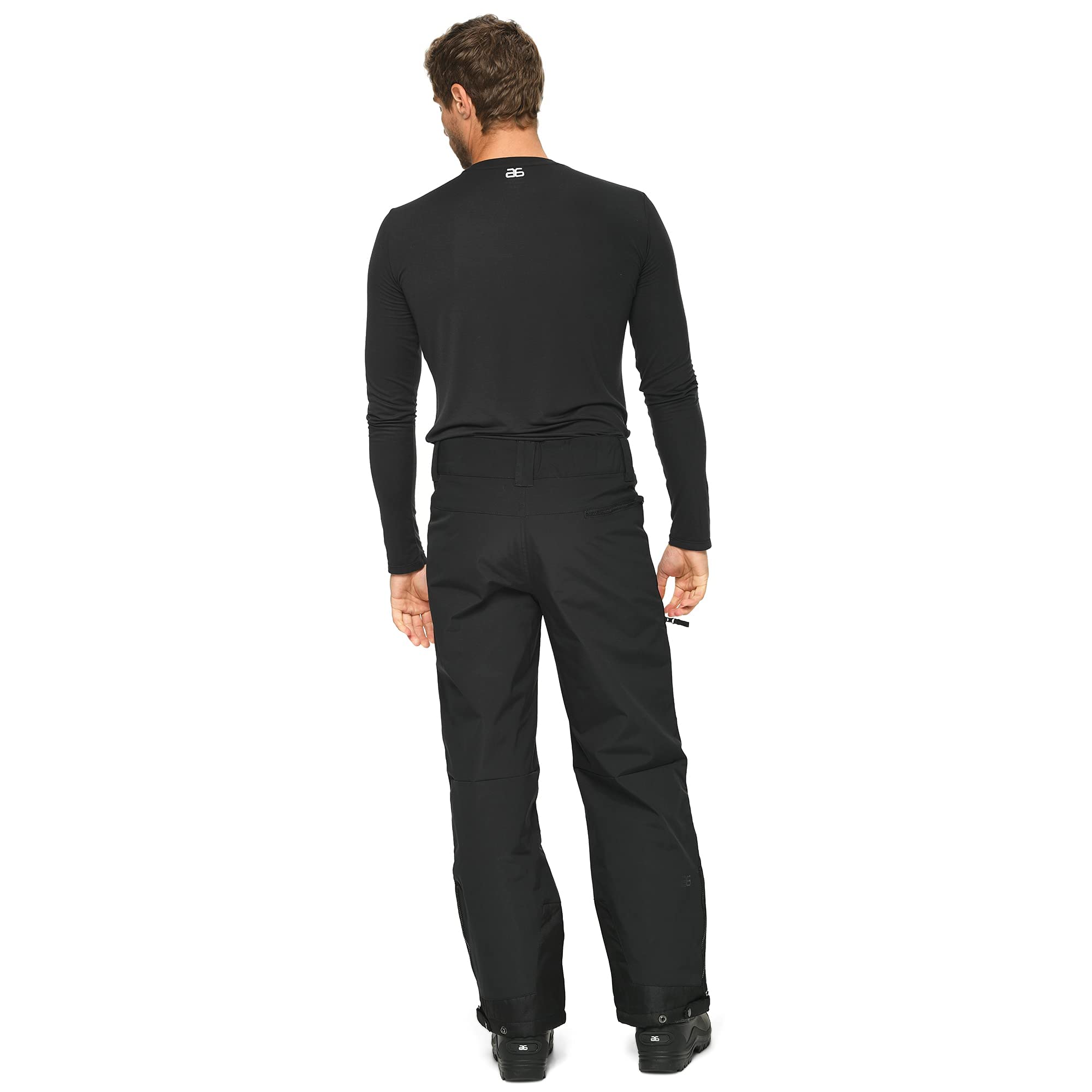 Arctix Men's Mountain Insulated Ski Pants, Black, Medium/32" , 2500