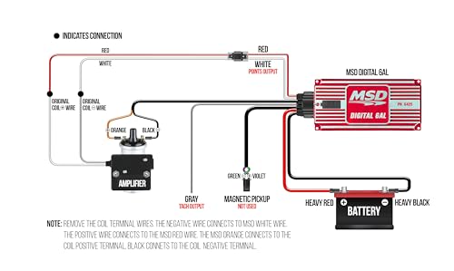 MSD 6425 Digital 6AL Ignition Control - Red