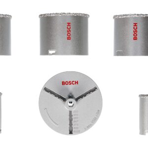 Bosch 2609255629 Tungsten Carbide Grit Holesaw Set (5 Pieces)