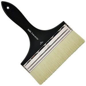 liquitex professional freestyle large scale brush, broad flat/varnish 8-inch, short handle