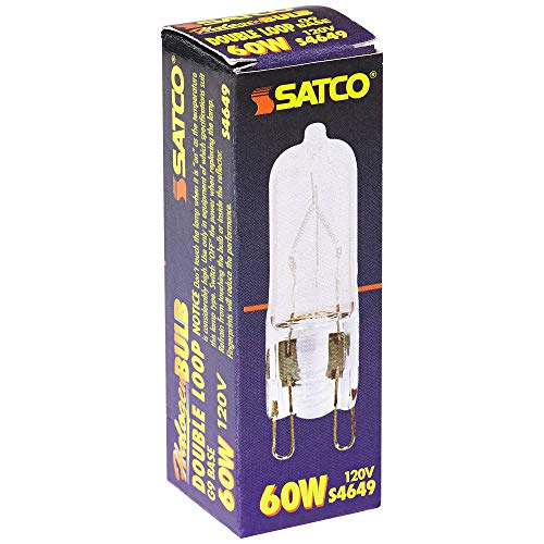 Satco S4649 G9 Bulb in Light Finish, 1.63 inches, Frosted