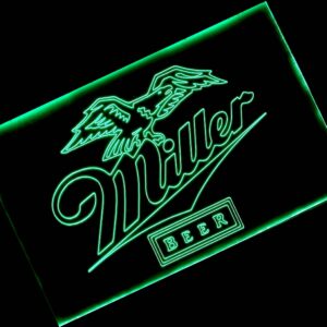 Miller Beer with (16 kinds of flashing mode+remote control) Neon Light Sign