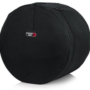 Gator Cases Protechtor Series Padded Drum Bag; Kick Drum 24" x 18" (GP-2418BD), Black