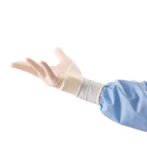 Medline SensiCare Surgical Gloves with Aloe Vera, Powder-Free, Sterile, Size 7, White (Pack of 100)