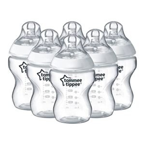 Tommee Tippee Closer to Nature 260 Ml Easivent Bpa-Free Feeding Bottles (Pack of 6)