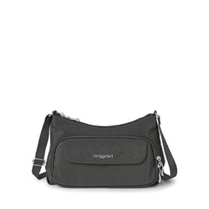 baggallini unisex adult everyday bagg handbags, charcoal, one size us