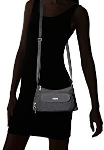 Baggallini unisex adult Everyday Bagg Handbags, Charcoal, One Size US