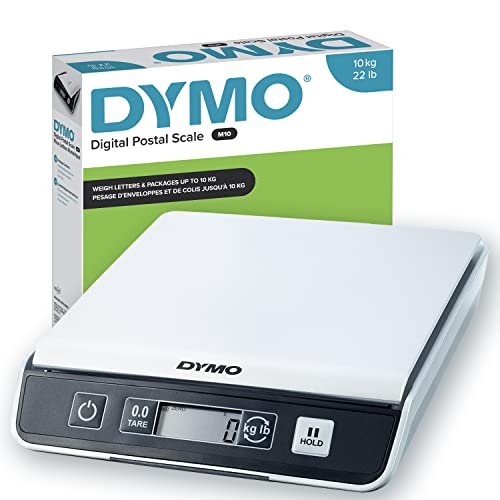 DYMO M10 Digital Package & Shipping Scale | up to 10KG Capacity | 20 cm x 20 cm