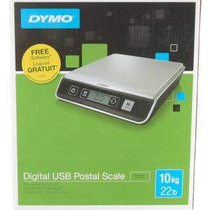 DYMO M10 Digital Package & Shipping Scale | up to 10KG Capacity | 20 cm x 20 cm