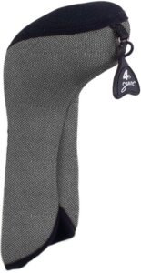 stealth club covers 25080int hybrid id 3-4-x golf club head cover, silver tweed/black