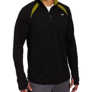 New Balance Men's Cocona Half Zip, Turtledove, Medium