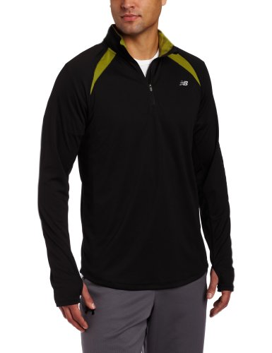 New Balance Men's Cocona Half Zip, Turtledove, Medium