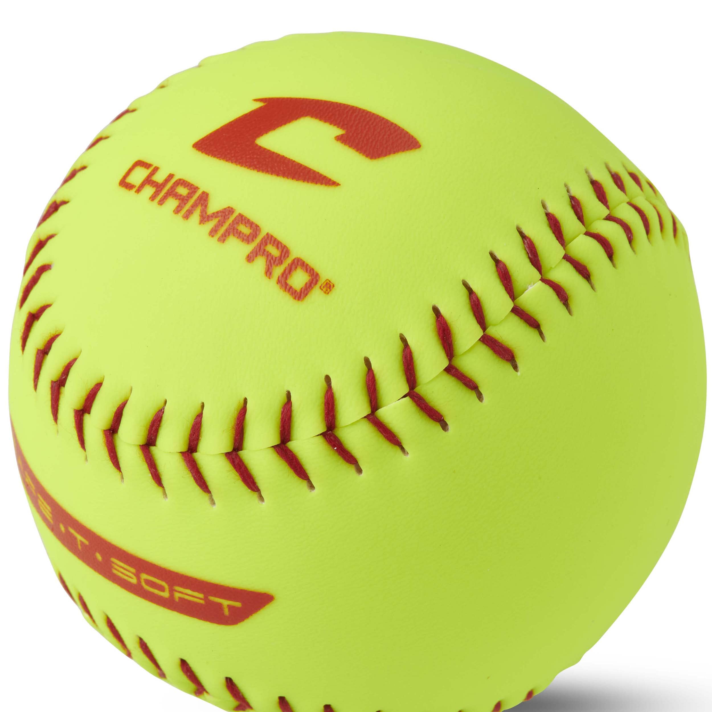 Champro Safe-T-Softball, Yellow Cover (Optic Yellow, 11-Inch)