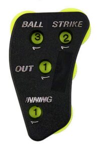 champro umpire indicator, 4 dial (black/optic yellow)