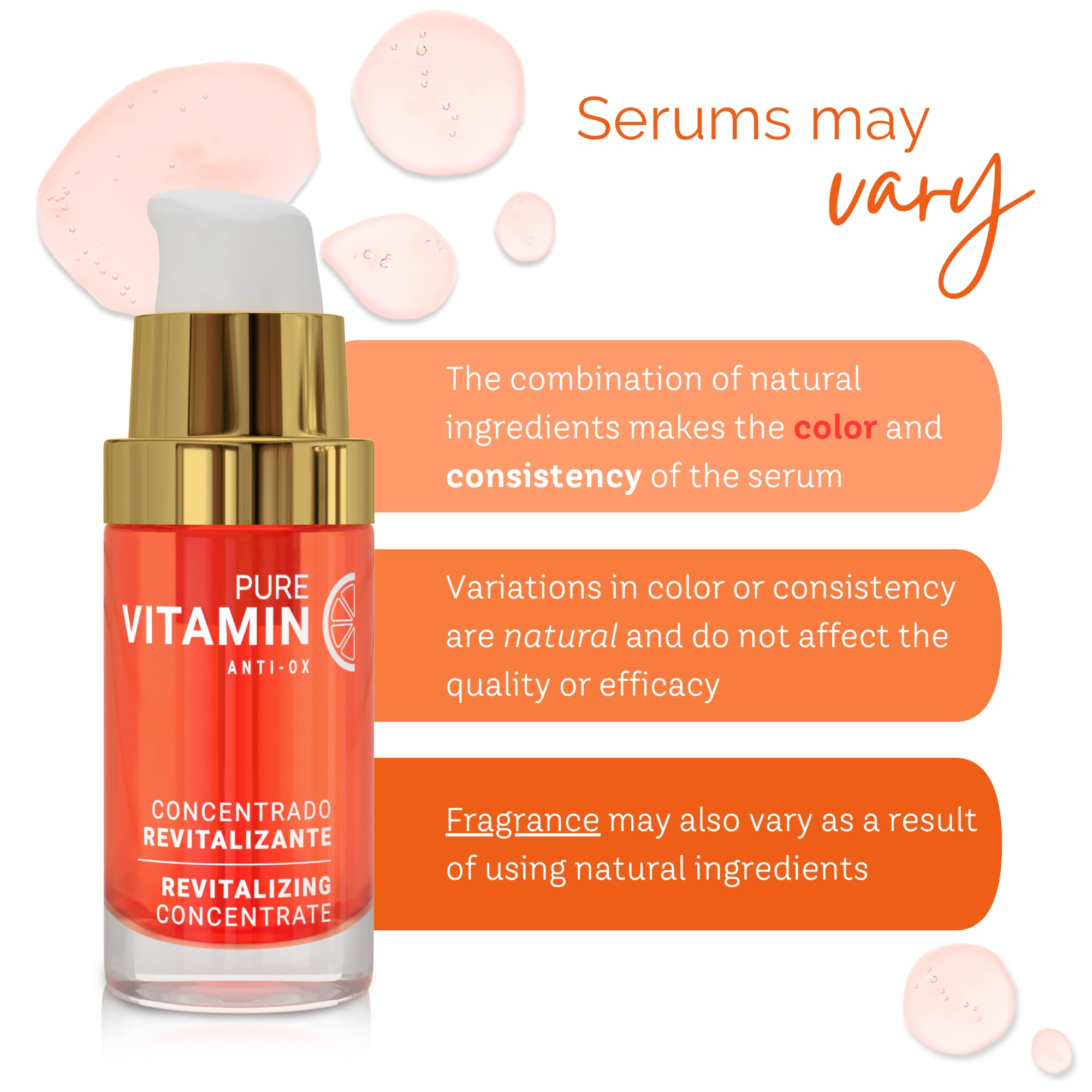 Noche Y Dia Vitamin C Serum for Mature Skin - Made in Spain - Anti Aging Formula Hydrates, Moisturizes, Firms - Targets Sun Spots, Fine Lines, Wrinkles - 30mL (1.02 fl oz)